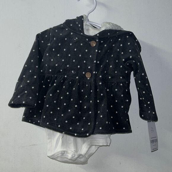 Nwt carters 3 piece set with fleece jacket - Picture 1 of 4